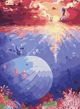 Load image into Gallery viewer, whale paint by numbers