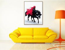Load image into Gallery viewer, Abstract Paint by Numbers - Wolf Rider