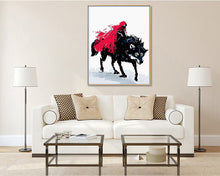 Load image into Gallery viewer, Abstract Paint by Numbers - Wolf Rider