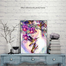 Load image into Gallery viewer, Hummingbirds & Flowers