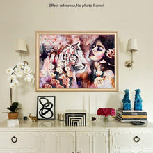 Load image into Gallery viewer, Tiger & the Beauty Diamond Art
