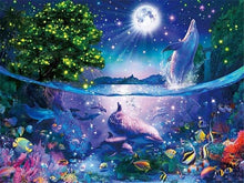 Load image into Gallery viewer, Dolphin Paintings - Diamond Painting Art Kits for Adults