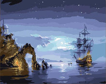 Load image into Gallery viewer, Boats, Ships and Oceans 12 Paint by Numbers