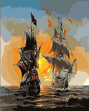 Load image into Gallery viewer, Boats, Ships and Oceans 12 Paint by Numbers