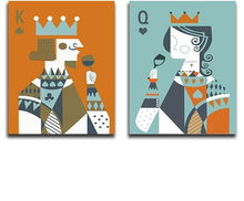 Load image into Gallery viewer, Poker King & Queen