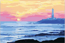 Load image into Gallery viewer, Lighthouse & Beach PBN Kits