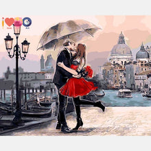 Load image into Gallery viewer, Romantic Kiss Painting - Paint by Digits