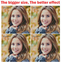 Load image into Gallery viewer, Delightful white flowers in the flower basket - Paint by Diamond Kit