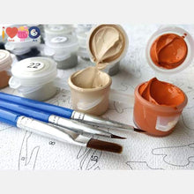 Load image into Gallery viewer, Deer in Suit - Paint by Numbers Kit