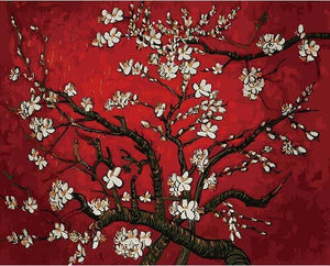 Almond Blossoms Paint by Numbers
