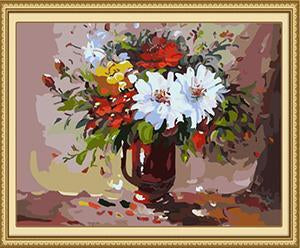 Artistic Flowers Paint by Numbers