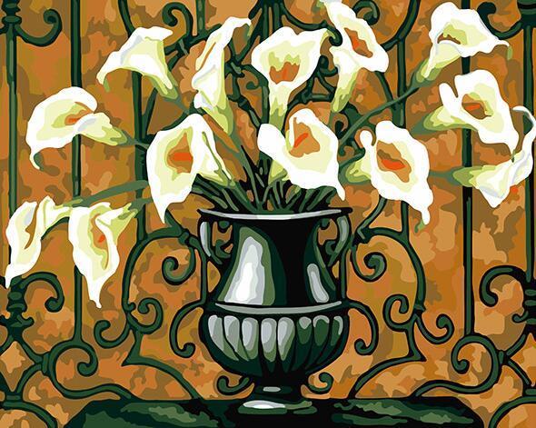 Arum Lilies Paint by Numbers
