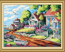 Load image into Gallery viewer, Beautiful Garden &amp; Houses Paint by Numbers