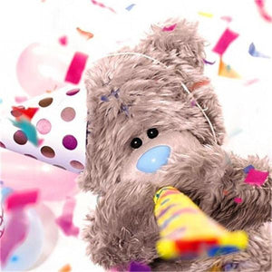 Birthday Teddy Paint by Diamonds