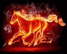 Load image into Gallery viewer, Blazing Horse Paint by Numbers