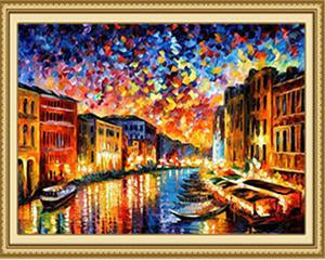 Canal In Venice Paint by Numbers
