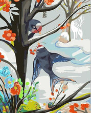 Load image into Gallery viewer, Cartoon Birds Paint by Numbers