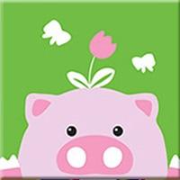 Cartoon Pig Paint by Numbers