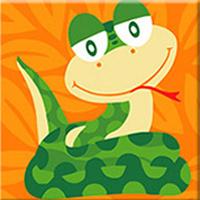 Cartoon Snake Paint by Numbers