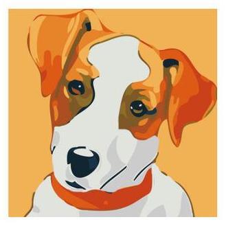 Cartoonist Dog Paint by Numbers