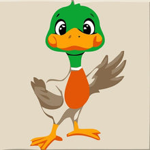 Load image into Gallery viewer, Cartoonist Duck Paint by Numbers