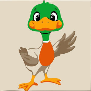 Cartoonist Duck Paint by Numbers