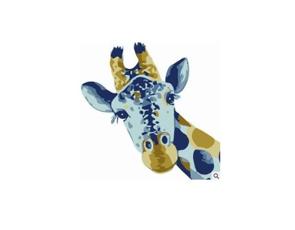 Cartoonist Giraffe Paint by Numbers