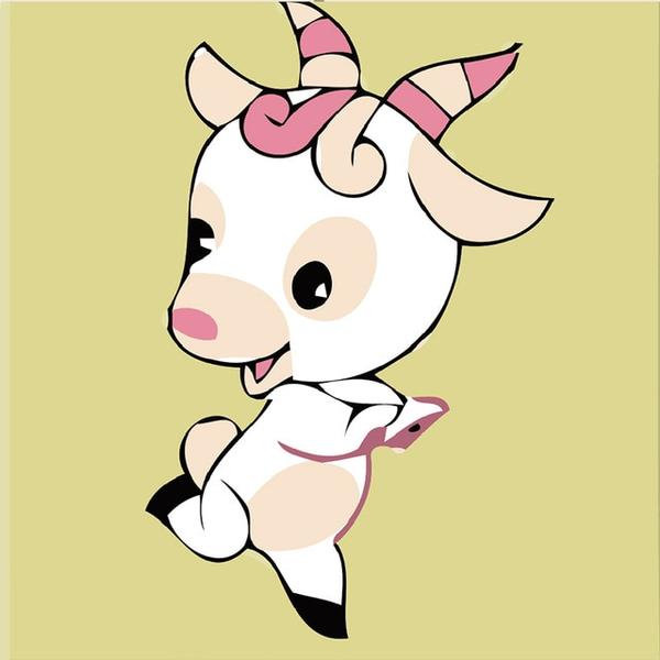 Cartoonist Goat Paint by Numbers