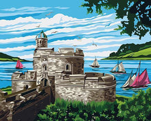 Load image into Gallery viewer, Castle by the Sea Paint by Numbers