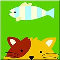 Load image into Gallery viewer, Cat &amp; Fish Paint by Numbers