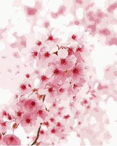 Cherry Blossoms Paint by Numbers