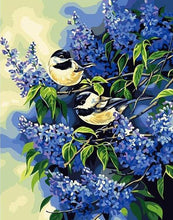 Load image into Gallery viewer, Chickadee Pair Paint by Numbers