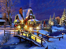 Load image into Gallery viewer, Christmas Lights Paint by Diamonds