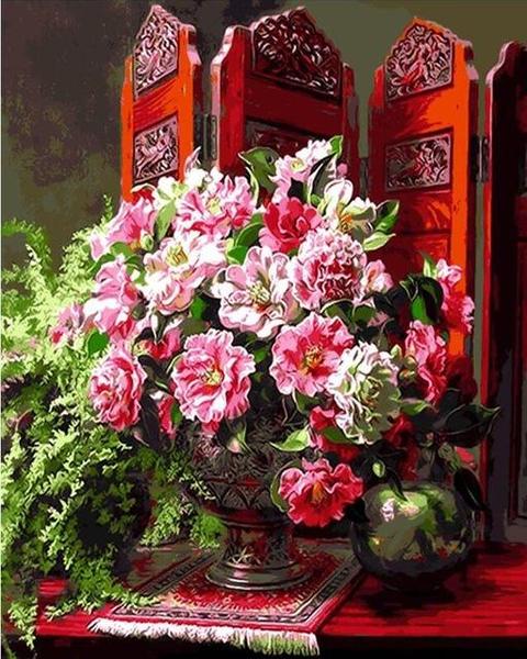 Classic Flowers Paint by Numbers
