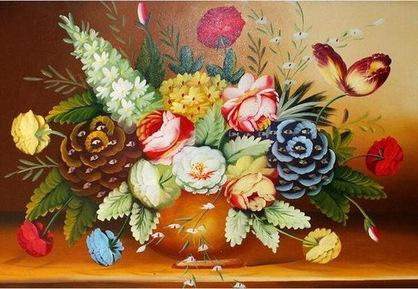 Colorful Flowers Paint by Numbers