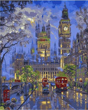 Load image into Gallery viewer, Colorful London Paint by Numbers