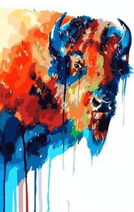 Colorful Ox Paint by Numbers