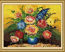 Load image into Gallery viewer, Colorful Peony Flowers Paint by Numbers