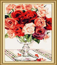 Load image into Gallery viewer, Colorful Roses Paint by Numbers
