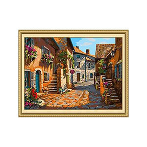 Countryside Village Paint by Numbers