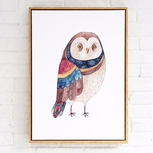 Cute Cartoon Owl Paint by Numbers