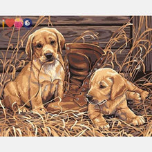 Load image into Gallery viewer, Cute Puppies Paint by Numbers