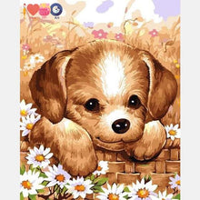 Load image into Gallery viewer, Cute Puppy Paint by Numbers