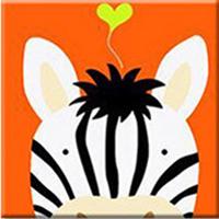 Cute Zebra Paint by Numbers