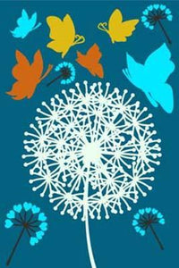 Dandelion & Butterflies Pint by Numbers