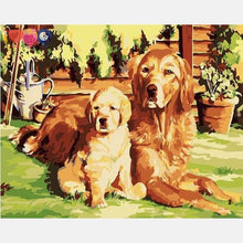 Load image into Gallery viewer, Dog &amp; Puppy Paint by Numbers