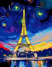 Load image into Gallery viewer, Eiffel Tower Paint by Numbers