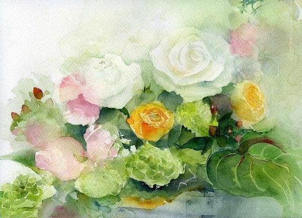 Enchanting Roses Paint by Numbers