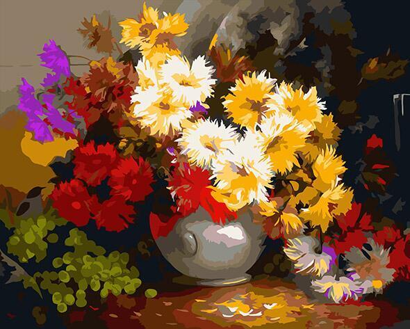 Fabulous Flowers Paint by Numbers