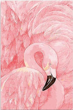 Load image into Gallery viewer, Flamingo Art Paint by Numbers 